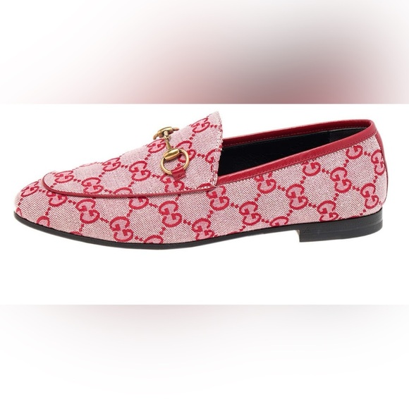 NEVER WORN! AUTHENTIC-Women’s Gucci GG Canvas Loafers Women's Size: 8 l IT: 38♥️ - Picture 10 of 14